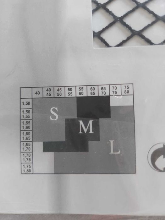 Collants rede pretas L