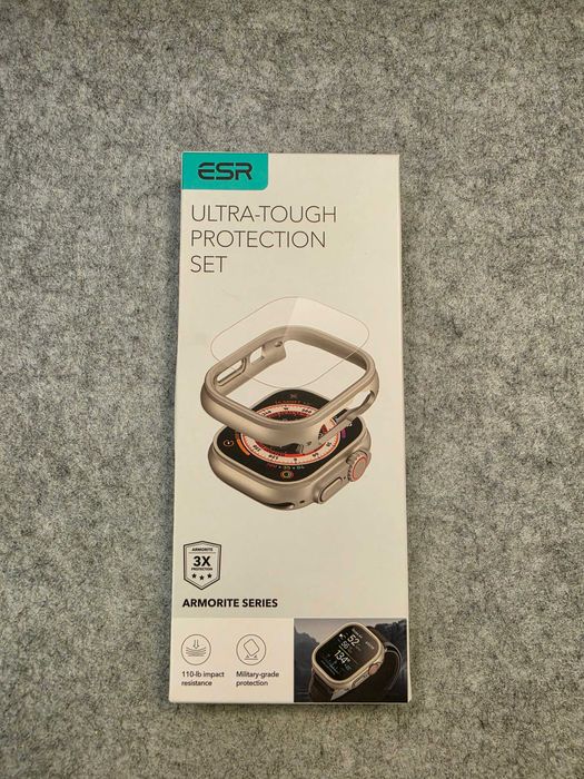 Capa ESR Apple Watch Ultra 1/2/3 (49mm) + 2 Películas Armorite – NOVO