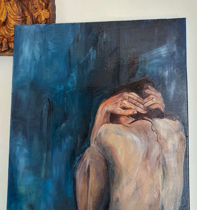 Obraz olejny 50×70 cm "Blue"