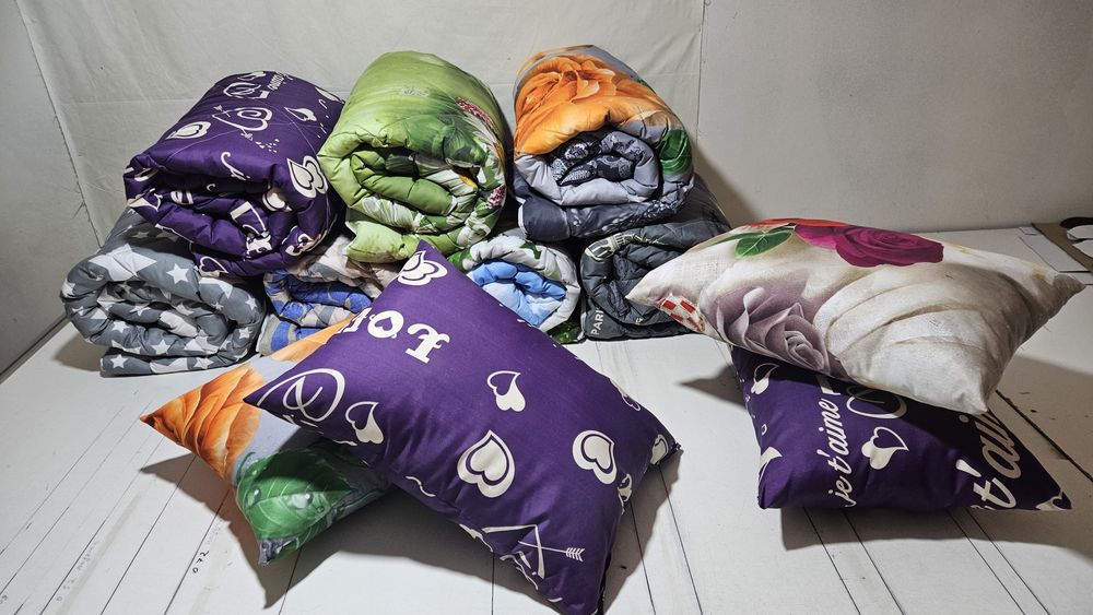 Подушки силикон - холофайбер (бязь) (опт и розница)