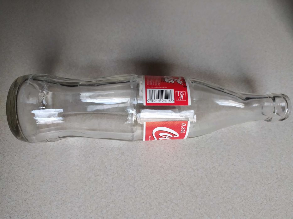 Butelka po coca-cola zwrotna przed 1999 r grube szkło