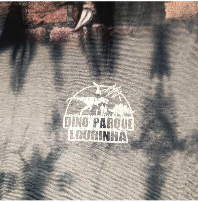 T-Shirt Dino Parque Lourinhã Portugal Unisexo L Tie Dye Dinossauro
