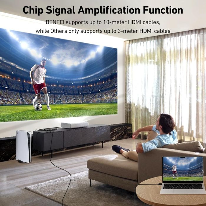 Przełącznik HDMI BENFEI 4 wejścia 4K