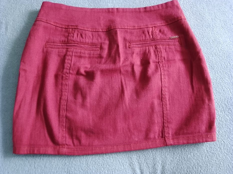 Spódnica bordowa mini