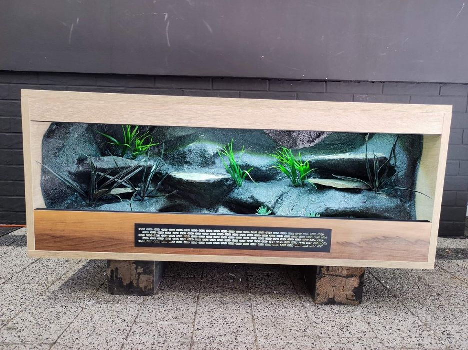 Terrarium 100x40x40 z płyty meblowej wąż boa pyton KOŚCIAN