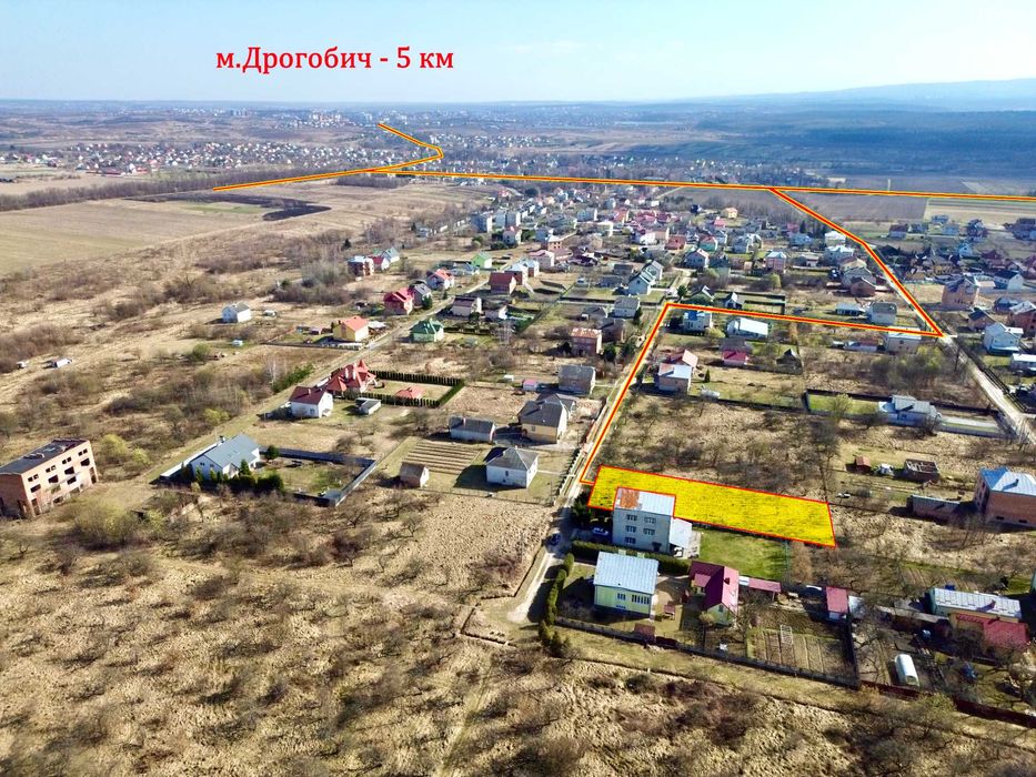 Продаж Земельної ділянки поблизу м.Дрогобич в селі Лішня