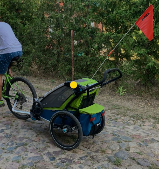 Thule Chariot Sport 1 + jogging set + ski set + baby set