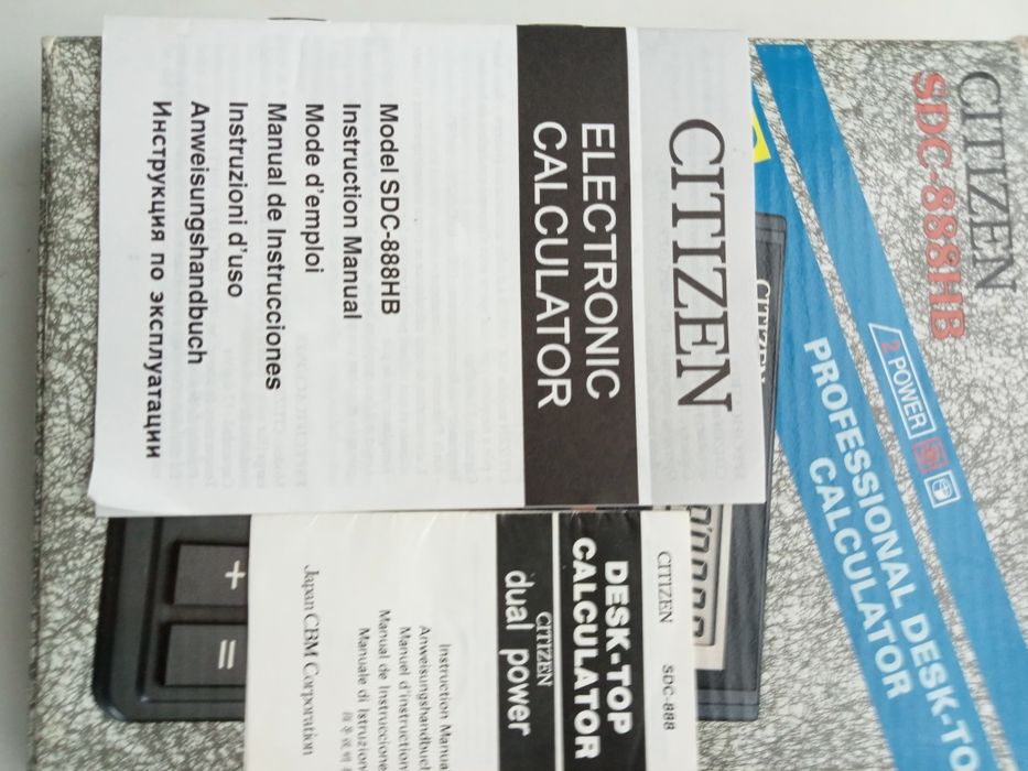 Нові калькулятори CITIZEN.