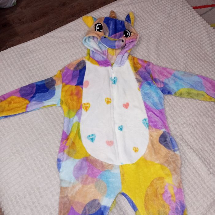 Piżama kigurumi jednorożec dla dzieci, r. 110