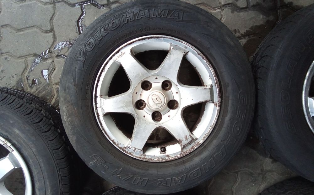 Jantes Hyundai Santa Fé R15 Com Pneus 215/70 Furação 5X114.3