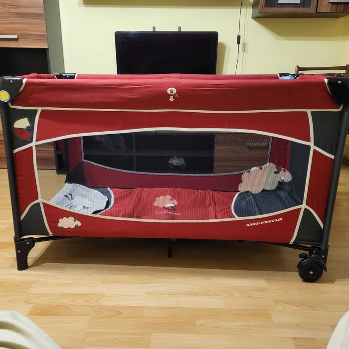 Łóżeczko turystyczne Coneco dwupoziomowe