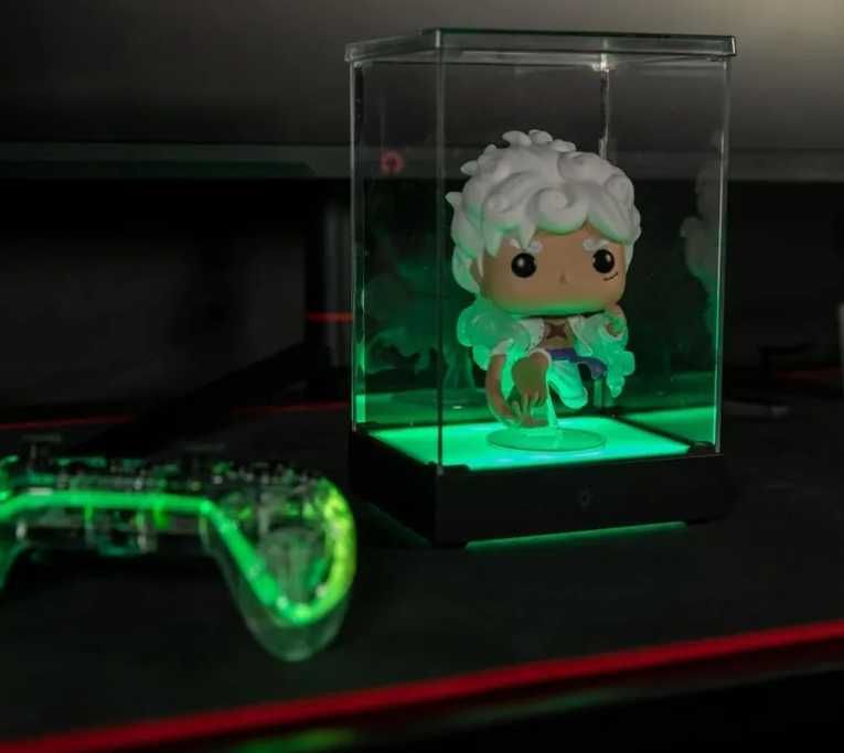 Vitrina LED KONIX - Figuras POP 9x9x14cm LED RGB - NOVO