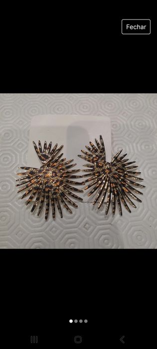 Brincos animal print