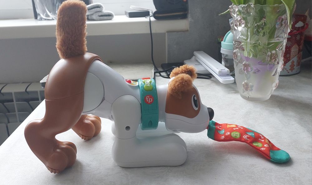 Інтерактивне Веселе цуценя (укр.) Fisher-Price (HHH12)