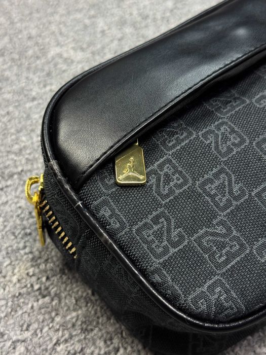 Месенджер AIR Jordan Monogram сумка Джордан чорний рожевий сірий унісекс чоловіча жіноча преміум бананка стильна сумка через плече Jumpman