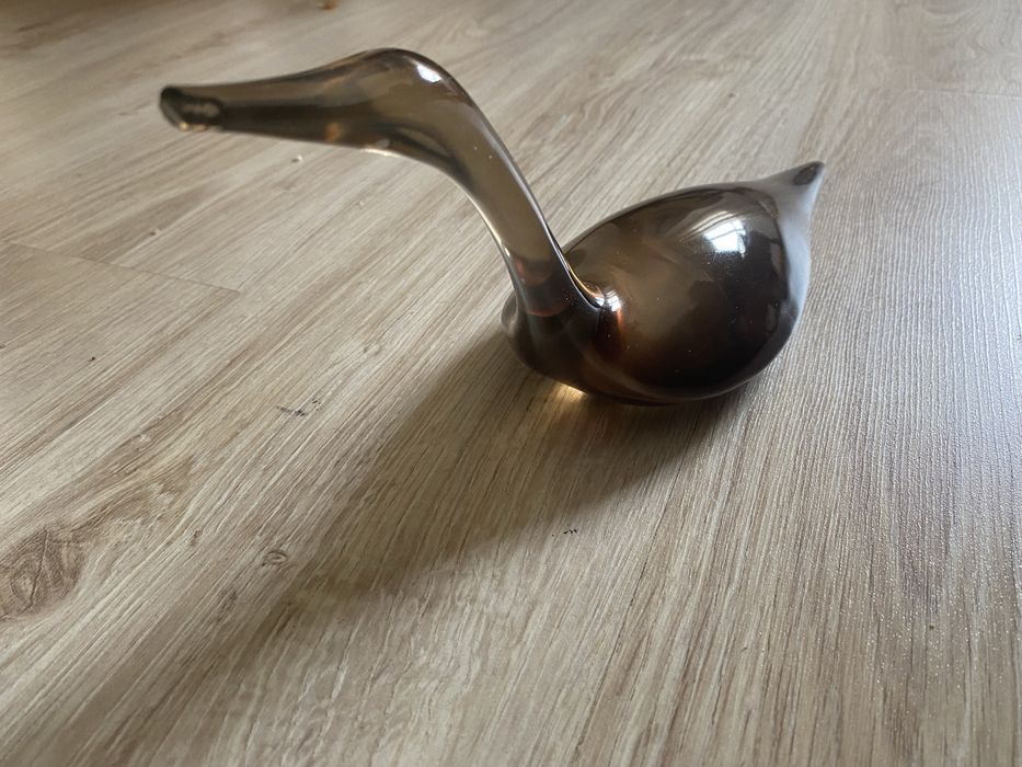 Pato de vidro - centro de mesa