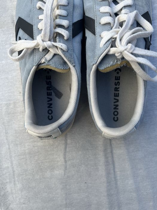 Converse retrô azul claro de cano baixo Tamanho 43