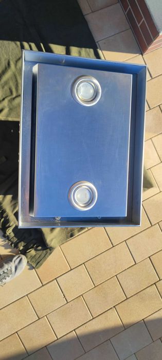 Okap wyspowy / sufitowy Ciarko KRW stalowy