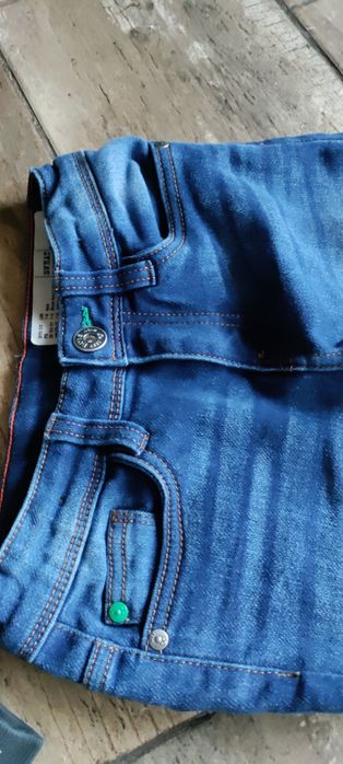 Spodnie chłopięce jeans 128 pepperts