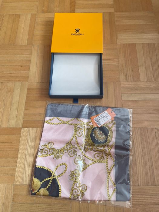 Wensli Apaszka, chusta jedwabna, silk, ekskluzywna
