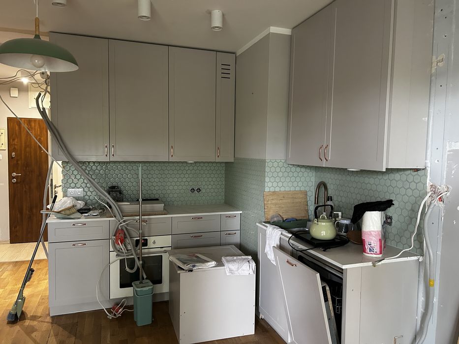 Meble kuchenne na wymiar od stolarza – komplet, styl shaker