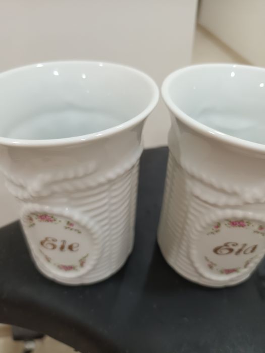 Copos para decoração casa de banho