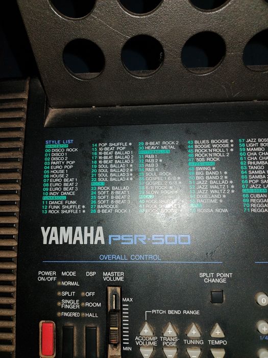 Сентизатор бу в ідеальному стані YAMAHA PSR 500