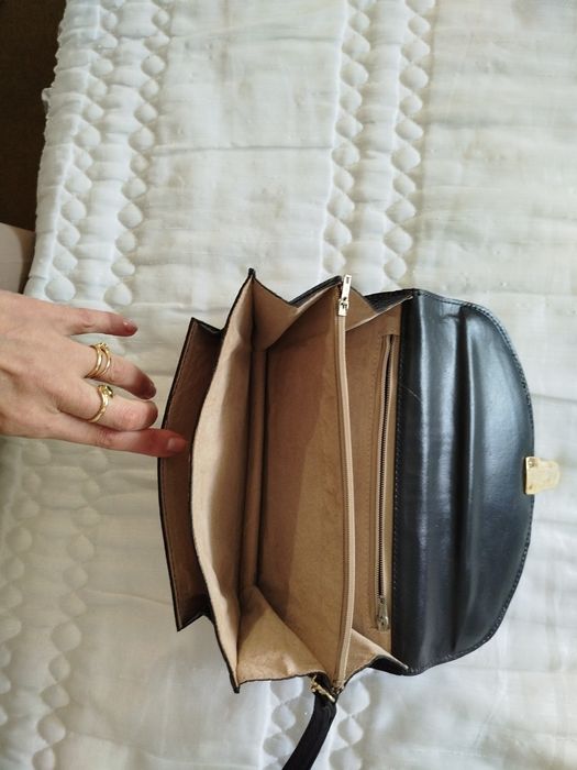 Mala de mão em pele para homem