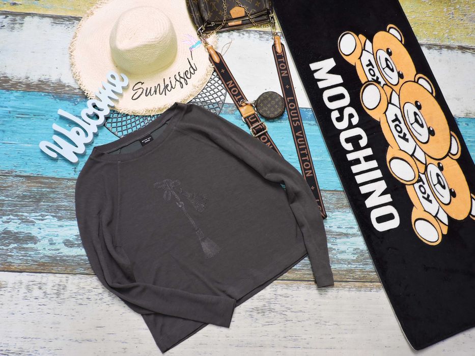 Bitte Kai Rand  Bluzeczka grafit wełna S