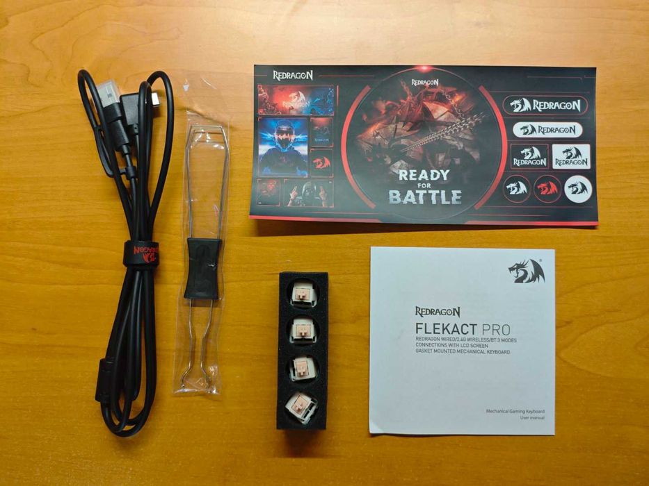 Клавіатура Механічна Redragon Flekact Pro K708-RGB-PRO Бездротова 75%