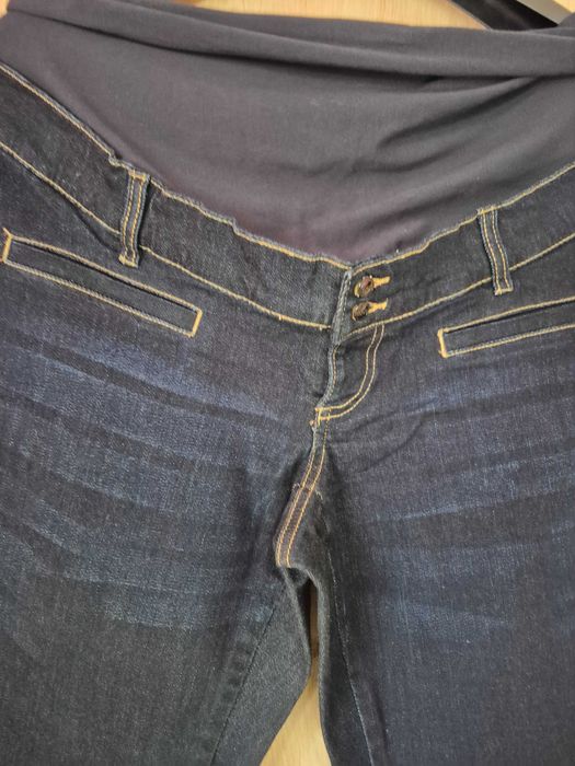 Spodnie jeansy ciążowe z panelem 44 Bonprix