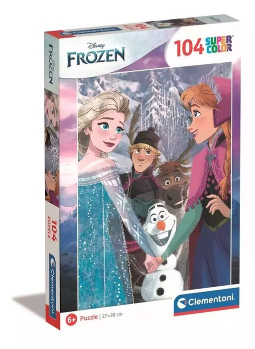 Puzzle 104 Super Kolor Disney Frozen. Clementoni