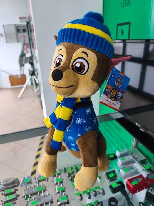 Peluches de Inverno da Patrulha Pata 45cm sentado