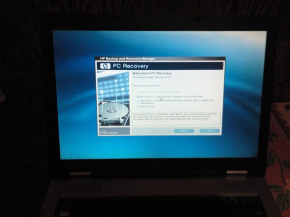 Toshiba Satelitę Pro A120