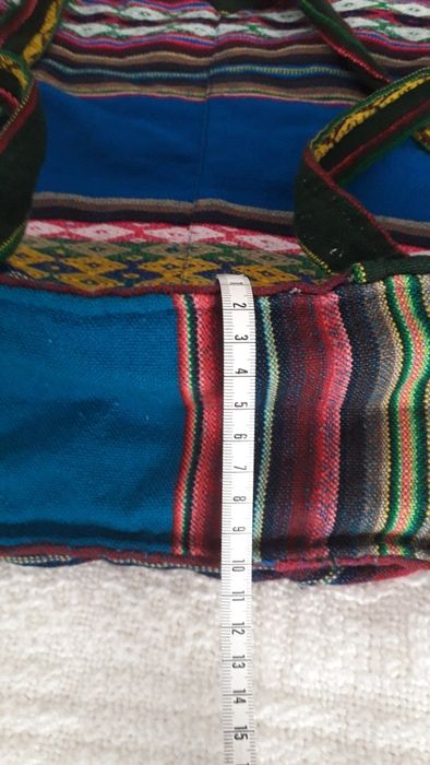 Saco/mochila em algodão