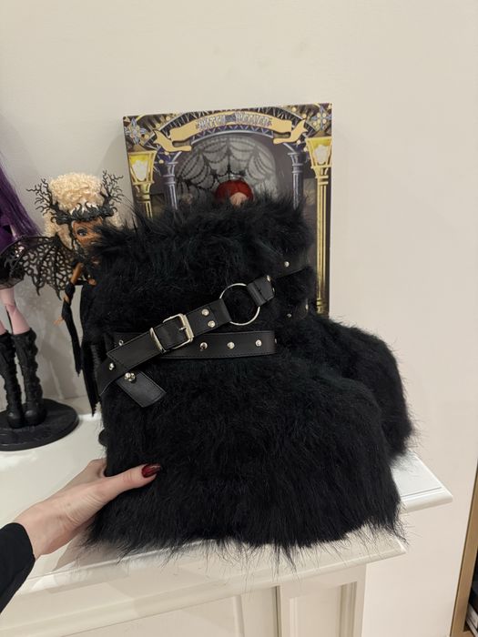 Сапожки меховые на платформе y2k dollskill club exx new rock deminia