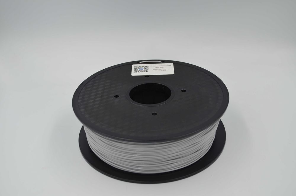 Філамент PETG 1.75 мм 1кг– сірий новий, не використовувався