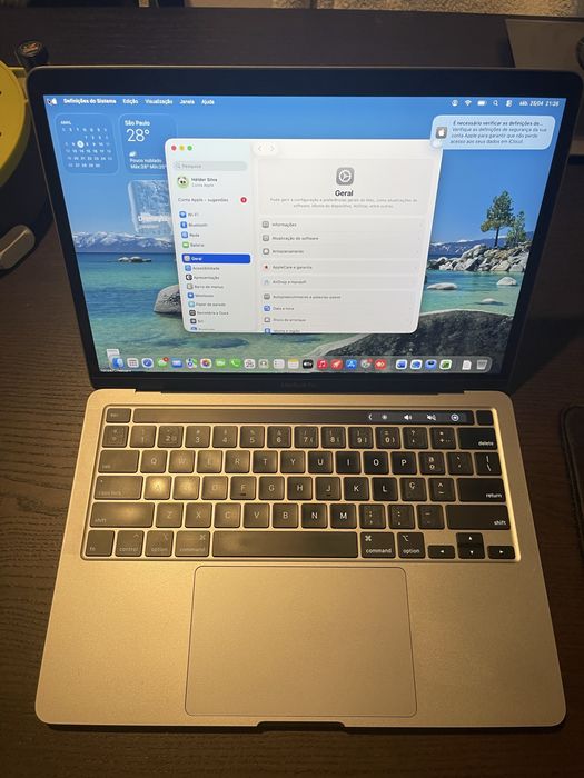 Macbook pro 2020 i7 -512gb ssd disco com 32gb ram