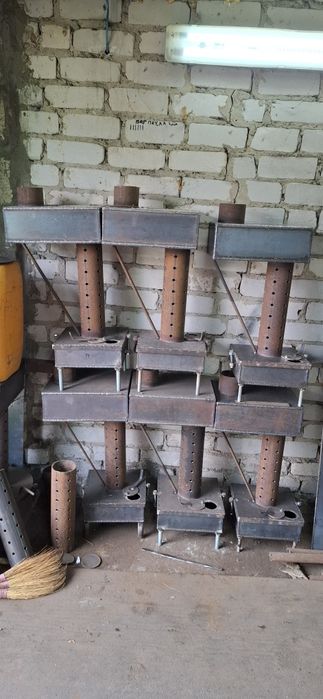 Буржуйка на отработке разборная.