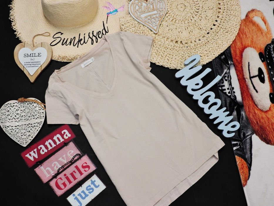 Reserved t shirt basic bawełna XS