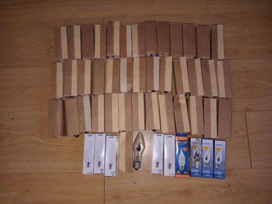 Лампочки, лампы накаливания огонёк ефект свечи времён СССР