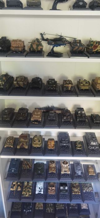 Coleção tanques da segunda guerra mundial escala 1/43