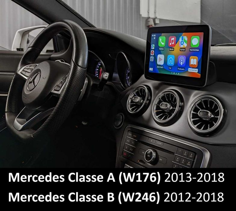 BOX Módulo Apple Carplay • Android • Mercedes Classe A B C E CLA GLA