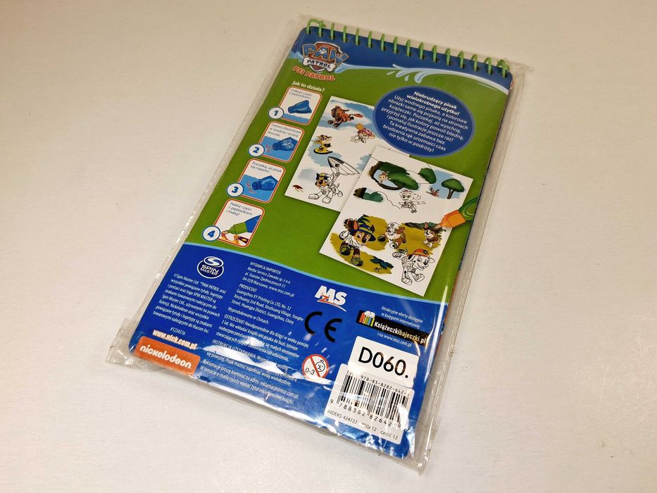 D060 Psi Patrol Wodne Kolorowanie Książeczka Pisak Wodny MarshallChase