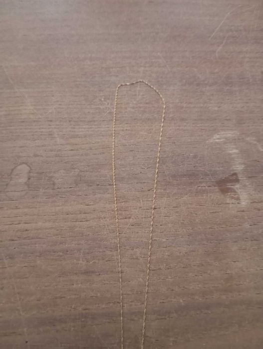 Corrente em ouro com pendente devidamente contrastada