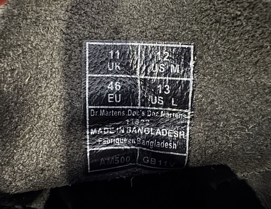 Dr Martens 46 czarne