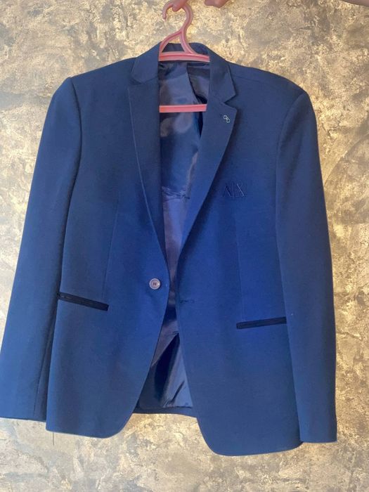 Чоловічий піджак темно-синій Slim Fit (розмір 54) — Новий