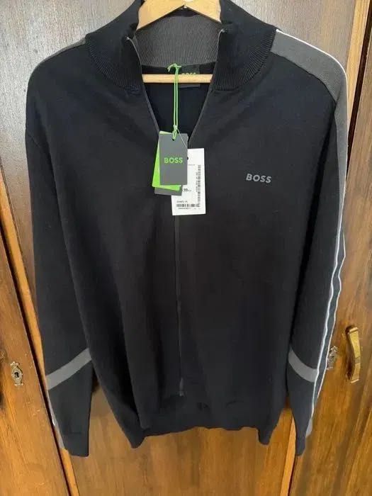 BOSS GREEN Bluza Zuroki Regular Fit z dodatkiem wełny w rozmiarze L