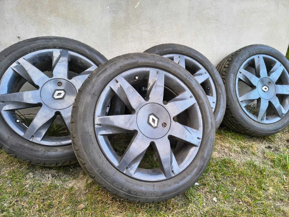 Felgi z oponami Renault 17"ScenicII 4x100 Powietrze PREMIUM! Jak Nowe!