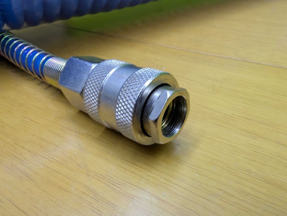 Mangueira espiral para compressor, 10 metros Ø10